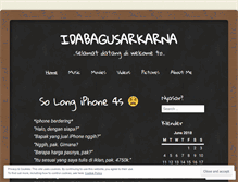 Tablet Screenshot of idabagusarkarna.wordpress.com