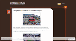 Desktop Screenshot of embraceculture.wordpress.com