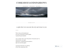 Tablet Screenshot of corkshoesandsparrows.wordpress.com