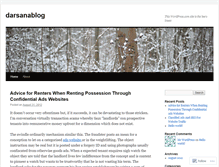 Tablet Screenshot of darsanablog.wordpress.com