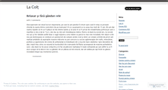 Desktop Screenshot of lacolt.wordpress.com