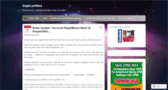 Desktop Screenshot of copiluvhera.wordpress.com