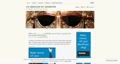 Desktop Screenshot of guardiansofazeroth.wordpress.com