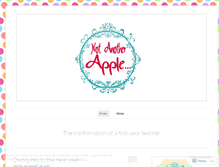 Tablet Screenshot of notanotherapple.wordpress.com