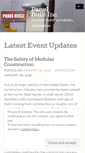 Mobile Screenshot of modularbuildingsystemsandmezzanines.wordpress.com