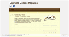 Desktop Screenshot of espressocomics.wordpress.com