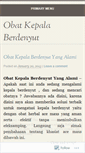 Mobile Screenshot of obatkepalaberdenyut.wordpress.com