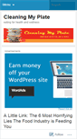 Mobile Screenshot of cleaningmyplate.wordpress.com