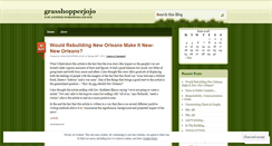 Desktop Screenshot of grasshopperjojo.wordpress.com