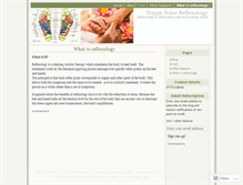 Tablet Screenshot of happysolesreflexology.wordpress.com