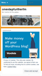 Mobile Screenshot of onestepfurtherfm.wordpress.com