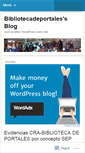 Mobile Screenshot of bibliotecadeportales.wordpress.com