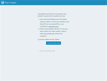 Tablet Screenshot of blocdenotas.wordpress.com