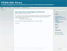 Tablet Screenshot of personanews.wordpress.com