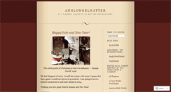Desktop Screenshot of anglonoelnatter.wordpress.com
