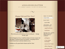 Tablet Screenshot of anglonoelnatter.wordpress.com