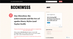Desktop Screenshot of bccnewsss.wordpress.com