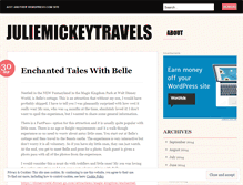 Tablet Screenshot of juliemickeytravels.wordpress.com