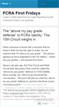 Mobile Screenshot of fcradefense.wordpress.com