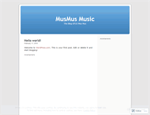 Tablet Screenshot of musmusmusic.wordpress.com