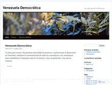 Tablet Screenshot of lavenezuelademocratica.wordpress.com
