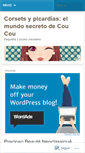 Mobile Screenshot of coucoucorsets.wordpress.com
