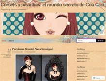 Tablet Screenshot of coucoucorsets.wordpress.com