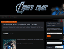 Tablet Screenshot of cromcraic.wordpress.com