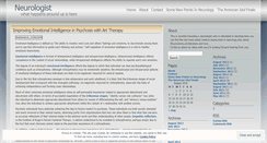 Desktop Screenshot of neurologist.wordpress.com