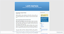 Desktop Screenshot of lazismafaza.wordpress.com