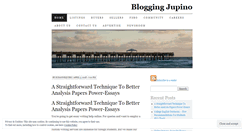 Desktop Screenshot of bloggingjupino.wordpress.com