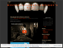 Tablet Screenshot of historiassobrevampiros.wordpress.com