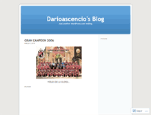 Tablet Screenshot of darioascencio.wordpress.com