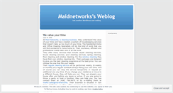 Desktop Screenshot of maidnetworks.wordpress.com