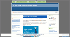 Desktop Screenshot of husbygging.wordpress.com