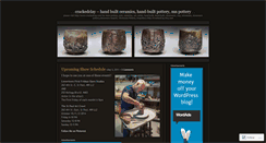 Desktop Screenshot of crackedclay.wordpress.com