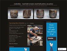 Tablet Screenshot of crackedclay.wordpress.com