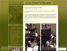 Tablet Screenshot of karaemily.wordpress.com