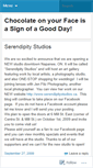 Mobile Screenshot of chocolateonyourface.wordpress.com