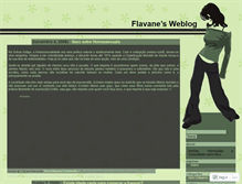 Tablet Screenshot of flavane.wordpress.com