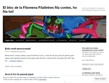 Tablet Screenshot of filomenafilalletres.wordpress.com
