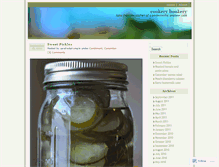 Tablet Screenshot of cookerybookery.wordpress.com