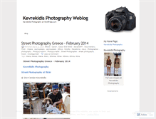 Tablet Screenshot of kevrekidis.wordpress.com