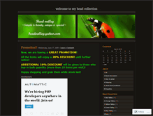 Tablet Screenshot of beadvalley.wordpress.com