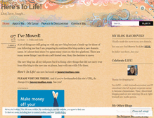 Tablet Screenshot of herestolife.wordpress.com