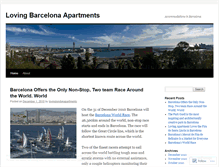 Tablet Screenshot of lovingbarcelona.wordpress.com