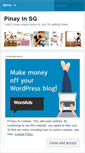 Mobile Screenshot of pinayinsg.wordpress.com