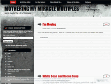 Tablet Screenshot of motheringmymiraclemultiples.wordpress.com