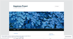 Desktop Screenshot of happinessismychoice.wordpress.com