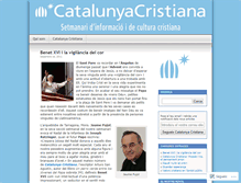 Tablet Screenshot of catalunyacristiana.wordpress.com